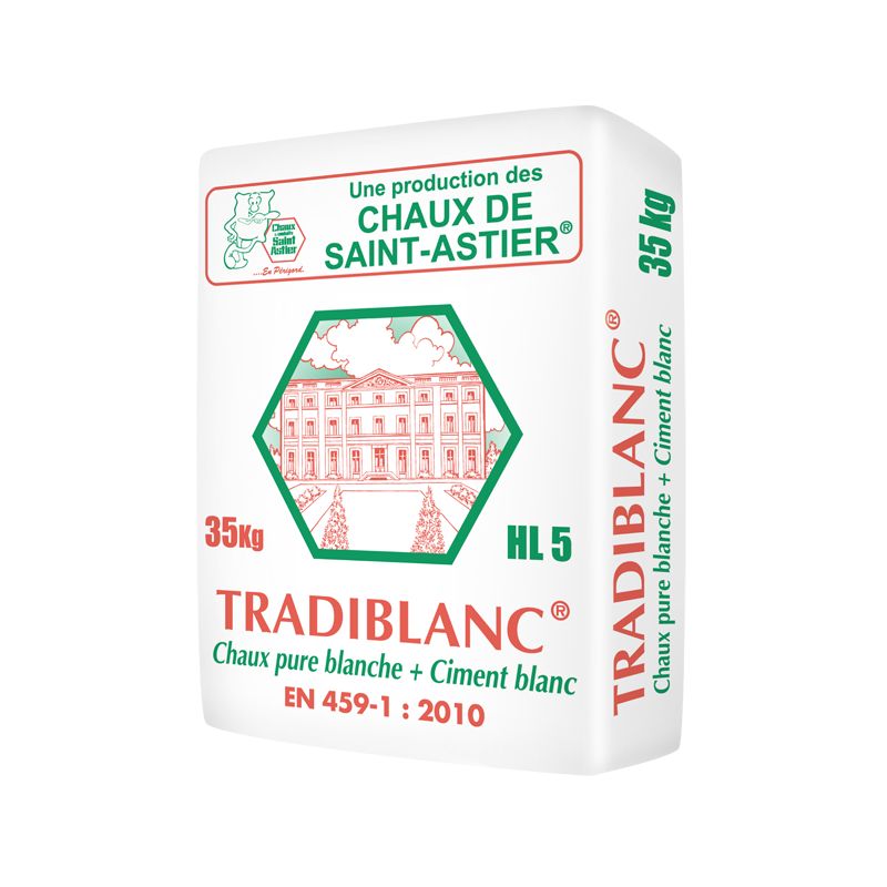 ASTIER Chaux TRADIBLANC 35KG ASTIER Chaux TRADIBLANC 35KG