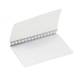 PROFIL ENTOILÉ POUR RAIL DÉPART PVC - 2ML - Lot de 10 pièces