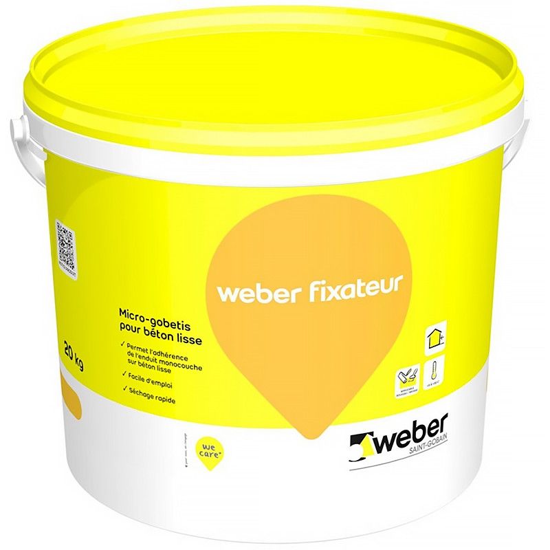 WEBER FIXATEUR - Primaire d'accrochage monocouche 20KG