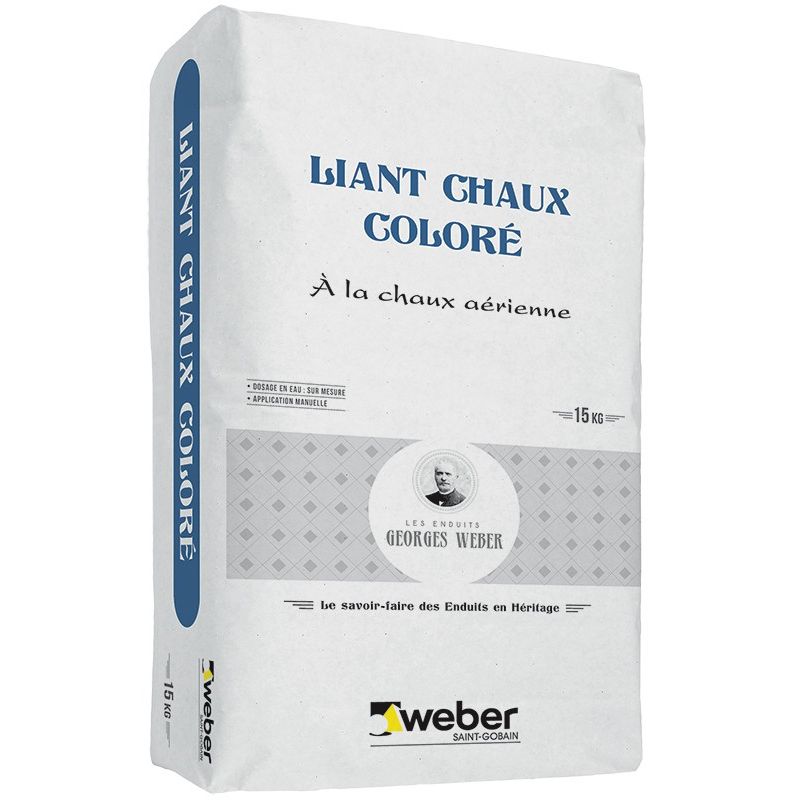WEBER LIANT CHAUX COLORÉ 15KG (WEBER.SPH K) WEBER LIANT CHAUX COLORÉ 15KG (WEBER.SPH K)