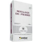 WEBER MOULAGE DE PIERRE - BLANC CASSÉ 001 - 25KG (WEBER.CIT MOULAGE)