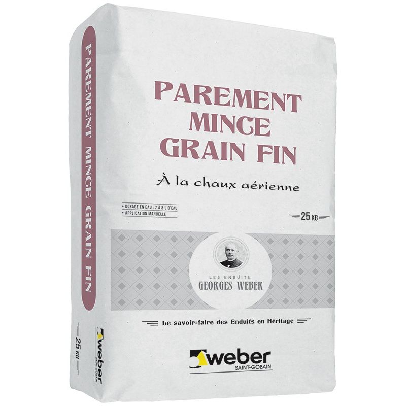 WEBER PAREMENT MINCE GRAIN FIN 25KG (WEBER.UNICOR ST)