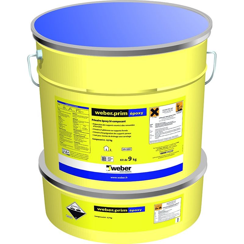 WEBERPRIM EPOXY Primaire bi-composant 9KG