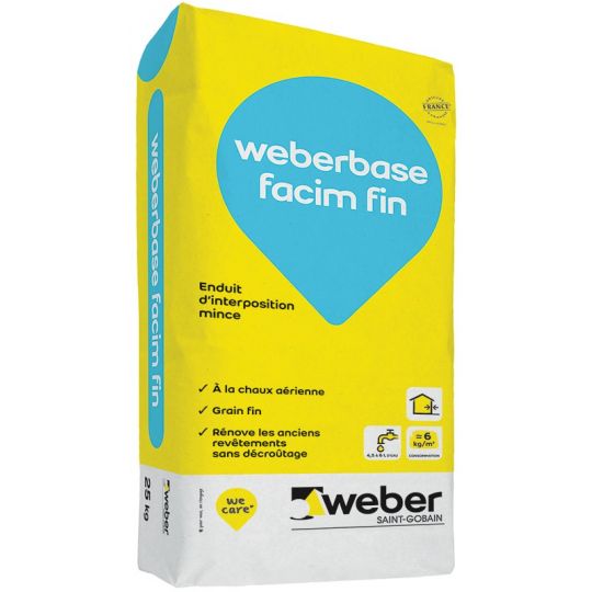 WEBERBASE FACIM FIN 25KG (WEBER.FACIM SF)