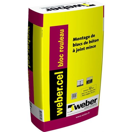 WEBERCEL BLOC ROULEAU 25KG (WEBER.CEL BLOC)