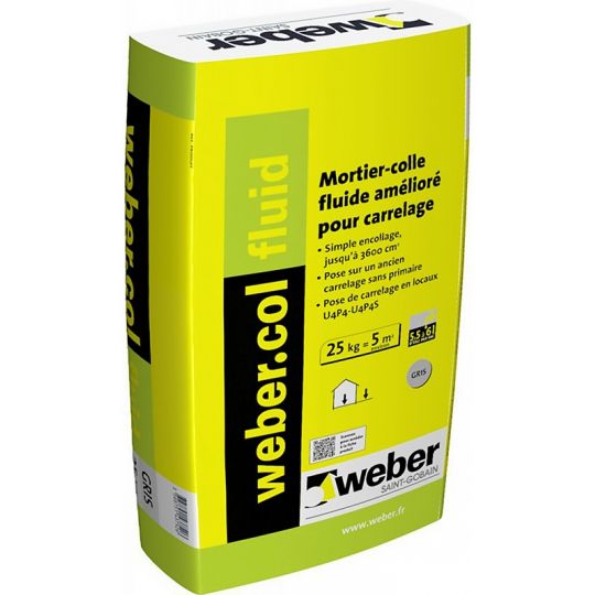 WEBERCOL FLUID - GRIS - 25KG (WEBER.COL FLUID)