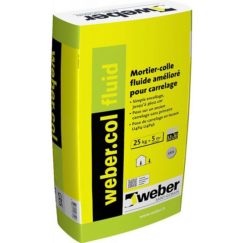 WEBERCOL FLUID - GRIS - 25KG (WEBER.COL FLUID)