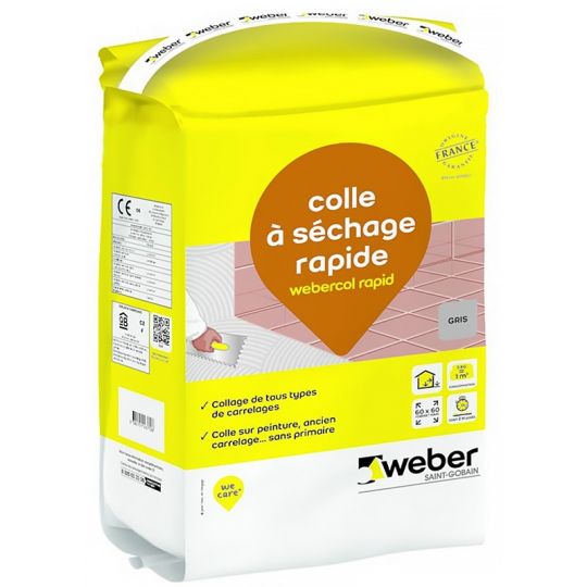 WEBERCOL RAPID - GRIS - 5KG (WEBER.COL RAPID)