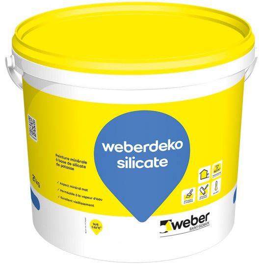 WEBERDEKO SILICATE 21KG (WEBER PEINTURE SILICATE)