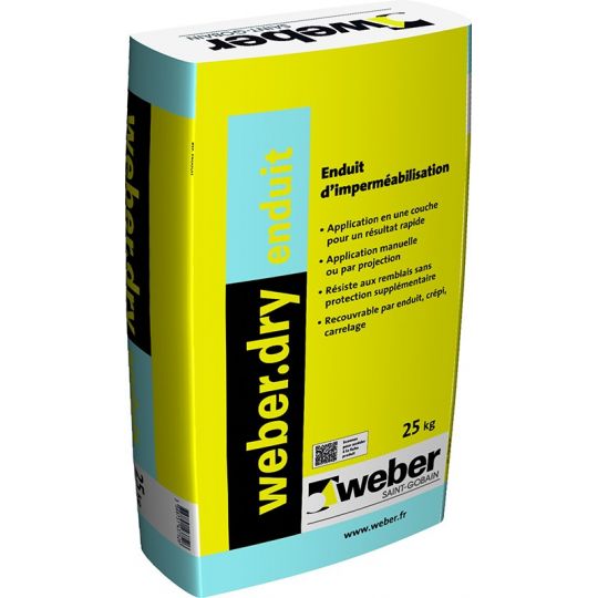 WEBERDRY ENDUIT 25KG (WEBER.DRY ENDUIT)