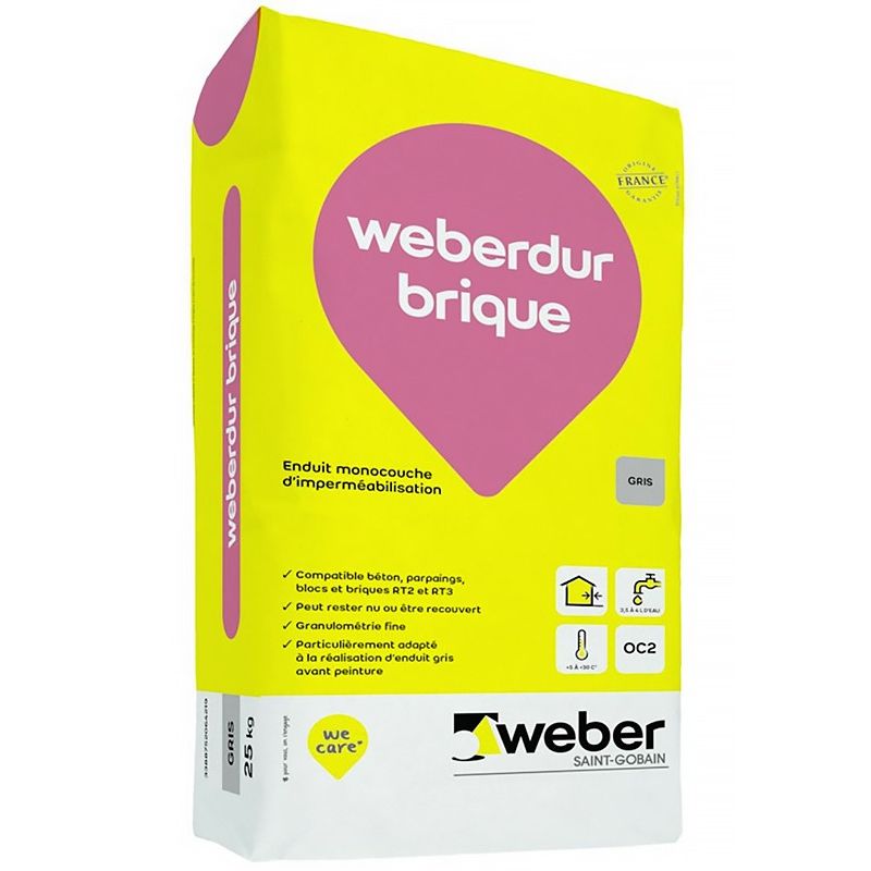 WEBERDUR BRIQUE 25KG