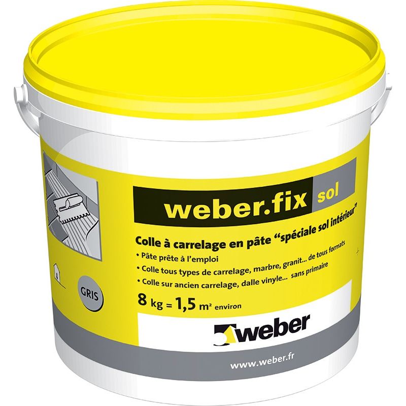 WEBERFIX SOL GRIS 8KG (WEBER.FIX SOL) WEBERFIX SOL GRIS 8KG (WEBER.FIX SOL)