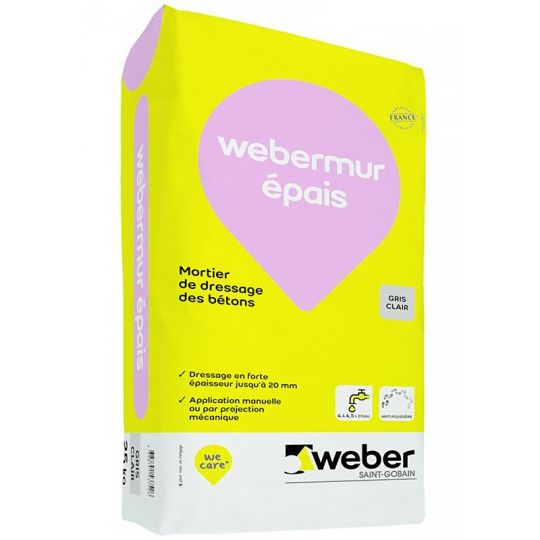 WEBERMUR ÉPAIS 25KG (WEBER.MUR ÉPAIS)