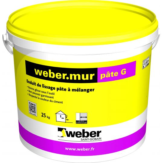 WEBERMUR PÂTE G 25KG (WEBER.MUR PÂTE G)