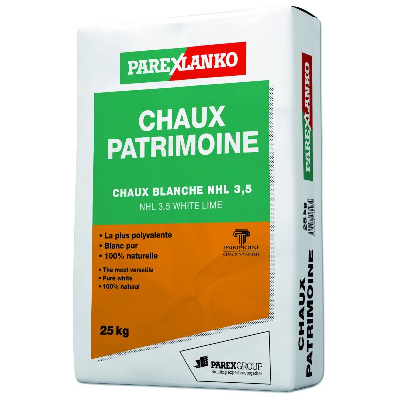 CHAUX PATRIMOINE 25KG - PALETTE (49 sacs)