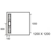 Sol Panodur extra-plat Linéal avec siphon Rotaslim