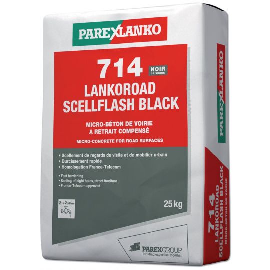 714 LANKOROAD SCELLFLASH BLACK 25KG