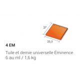 Tuile et demie universelle 4EM EMINENCE - 25,5x27 cm