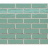 Plaquette de parement ÉMAILLÉ en terre cuite PL01 - Vert De Gris