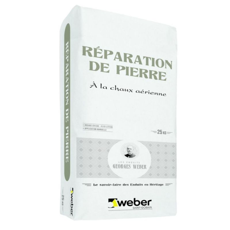 WEBER RÉPARATION DE PIERRE TF 25KG (WEBER.CIT REPAR TF)