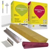 Pack ITE Ecorock Duo 14 cm - finition WEBERTHERM 305 F