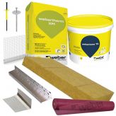 Pack ITE Ecorock Duo 14 cm - finition WEBERTENE TG