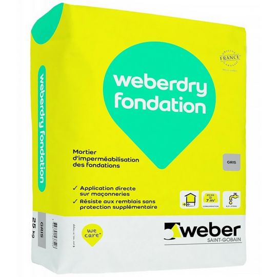 WEBERDRY FONDATION 25KG