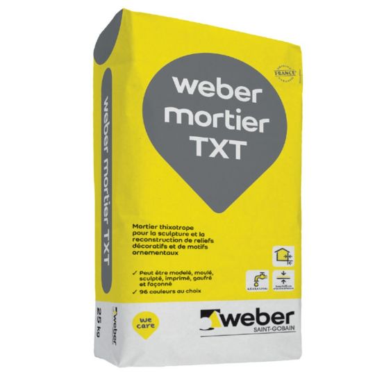 WEBER MORTIER TXT 25KG