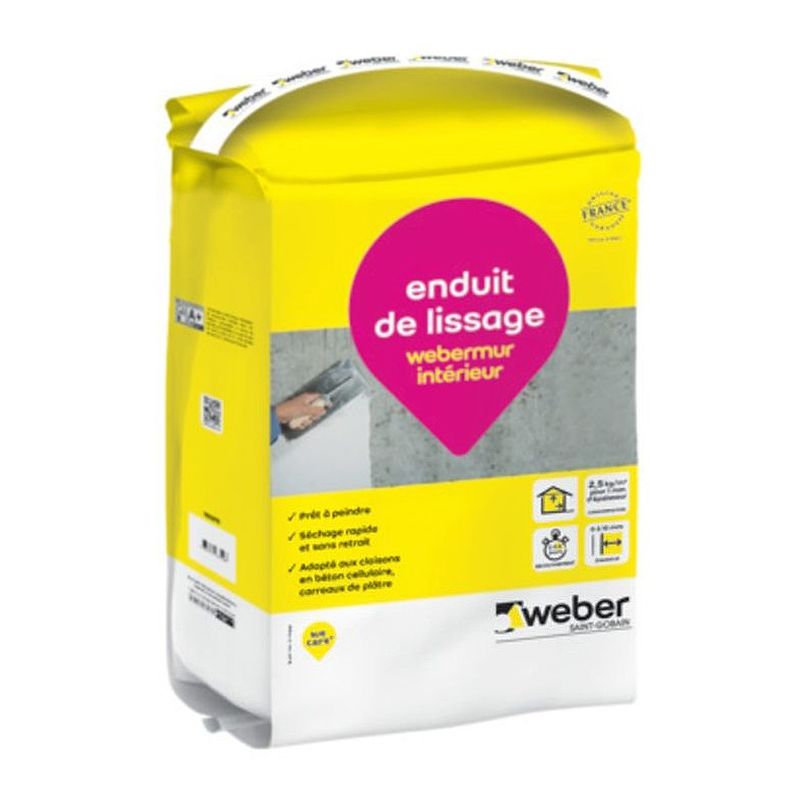 WEBERMUR INTÉRIEUR 4KG (WEBER.MUR INTÉRIEUR)