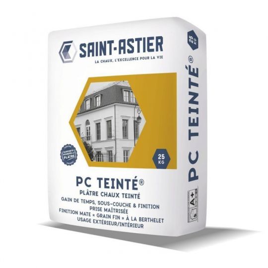 ASTIER PLATRE CHAUX Teinté 25KG (PC Teinté)