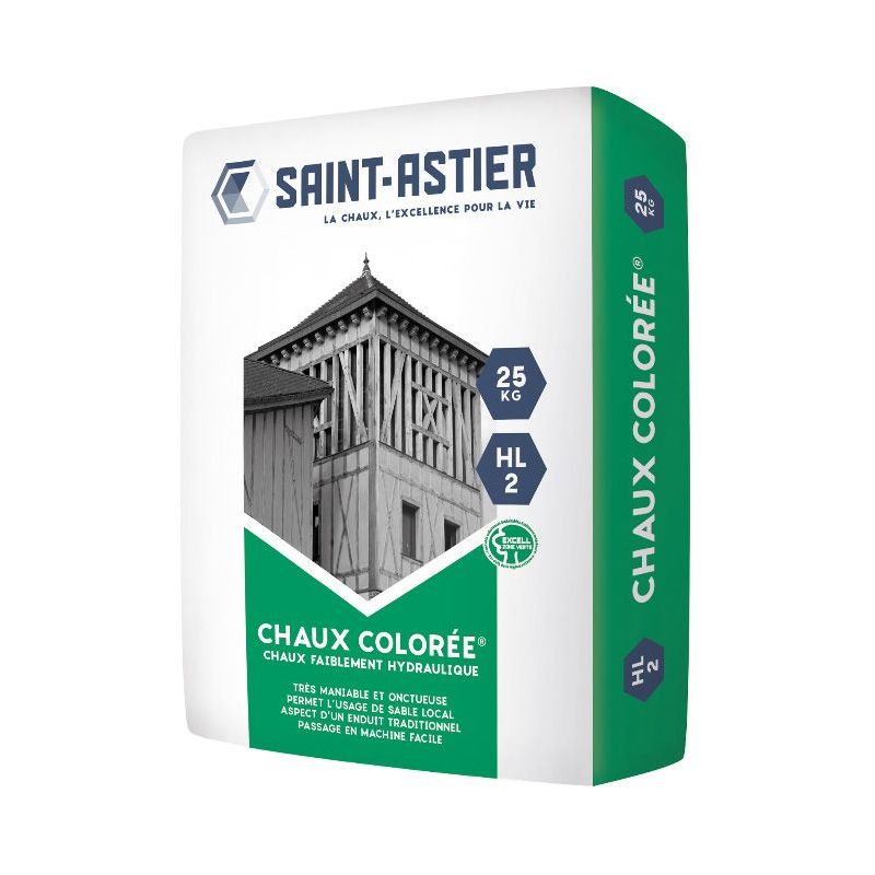 ASTIER CHAUX COLOREE HL2 25KG