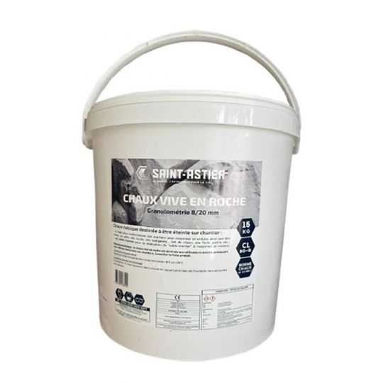 CHAUX VIVE CL90 8/20 SEAU 15KG