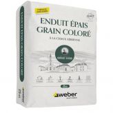 WEBER ENDUIT ÉPAIS GRAIN COLORÉ 25KG (WEBER.LITE GRAINS COLORÉS)