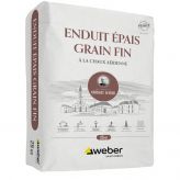 WEBER ENDUIT ÉPAIS GRAIN FIN 25KG