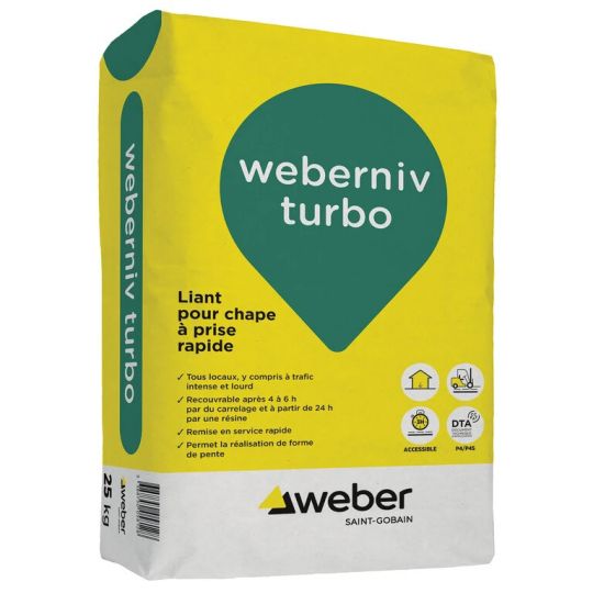 WEBERNIV TURBO 25KG (WEBER.NIV RAPID)