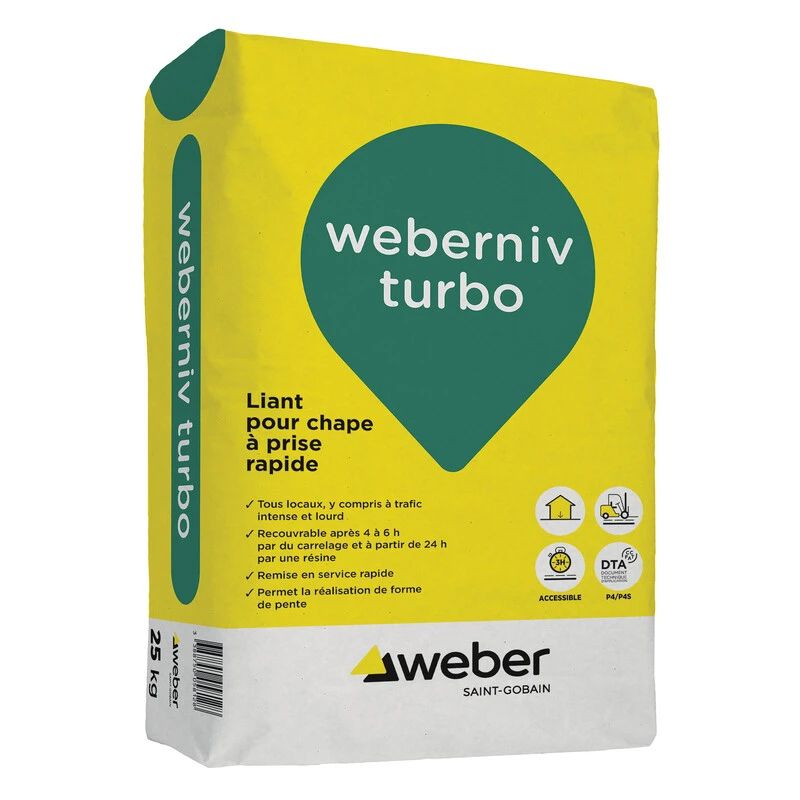 WEBERNIV TURBO 25KG (WEBER.NIV RAPID)