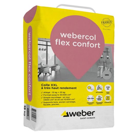 WEBERCOL FLEX CONFORT 15KG (WEBER.COL FLEX)