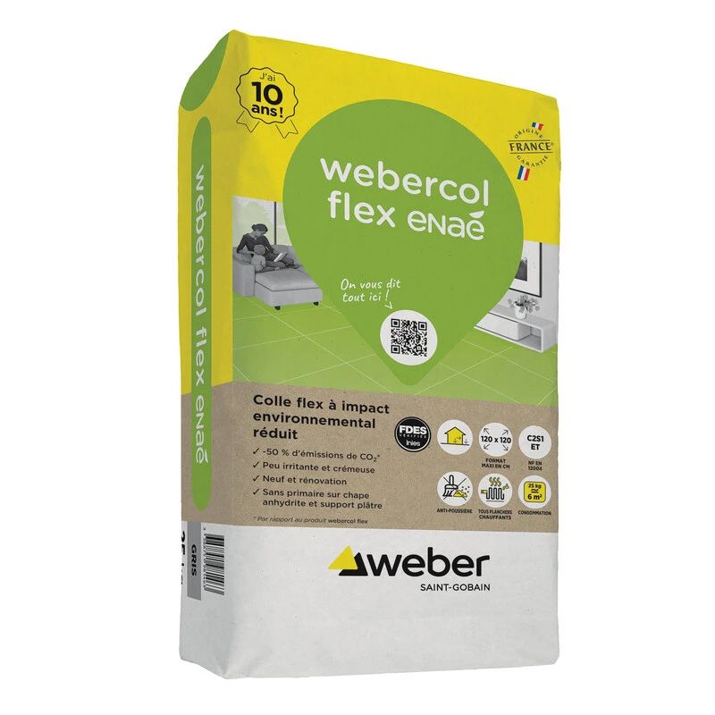 WEBERCOL FLEX ENAE 25KG (WEBERCOL FLEX ECO)