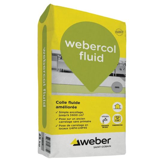 WEBERCOL FLUID - GRIS - 25KG (WEBER.COL FLUID)