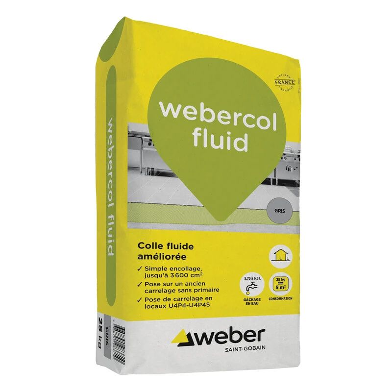 WEBERCOL FLUID - GRIS - 25KG (WEBER.COL FLUID)
