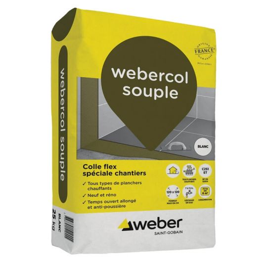 WEBERCOL SOUPLE 25KG (WEBER.COL SOUPLE)
