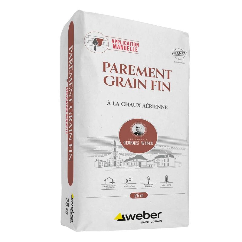 WEBER PAREMENT GRAIN FIN 25KG (WEBER.CAL F)