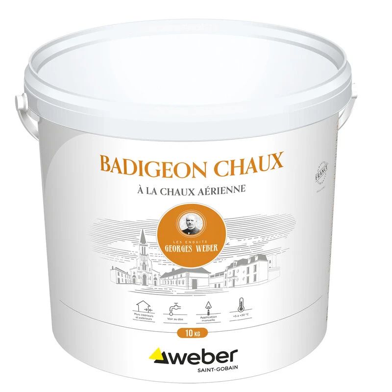 WEBER BADIGEON CHAUX 10KG (WEBER.PRODEXOR K)