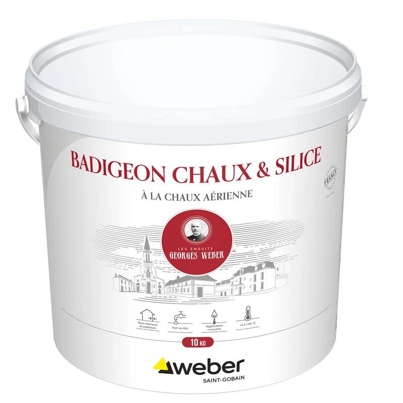 WEBER BADIGEON CHAUX ET SILICE 10KG (WEBER.PRODEXOR K+S)