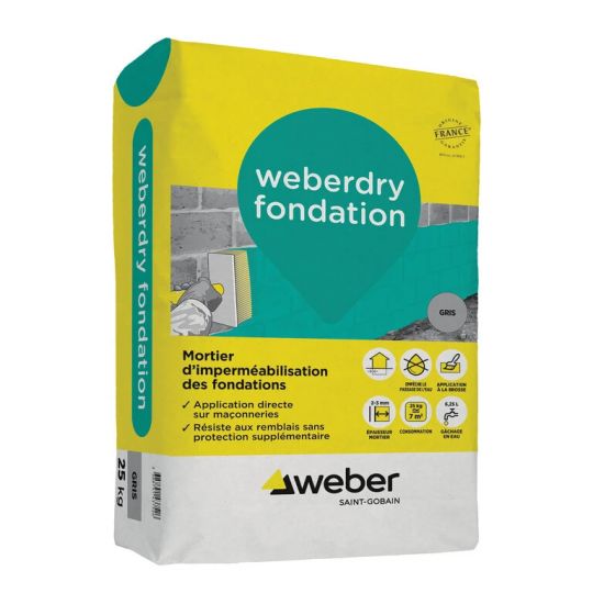 WEBERDRY FONDATION 25KG